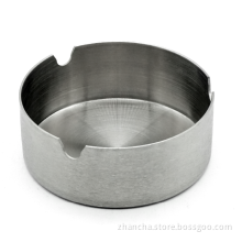 Cigar Ashtray Tabletop Round Stainless Steel Ash Tray